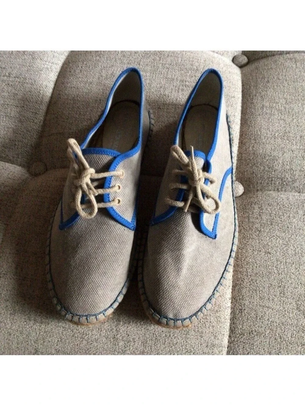 Cote & Boat Casa Hernanz Gray Canvas Espadrille Sneakers EU 39 / US 8.5–9 Casual